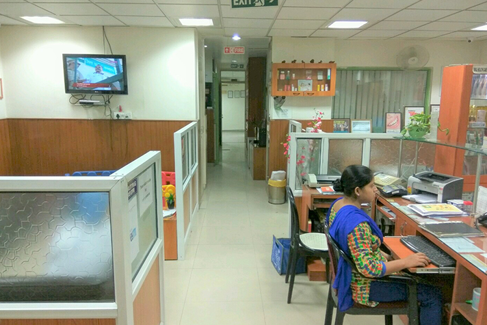 Front office and waiting area