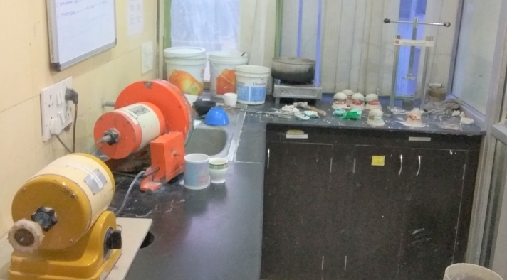 Dental Craft laboratory with casting and polishing equipment